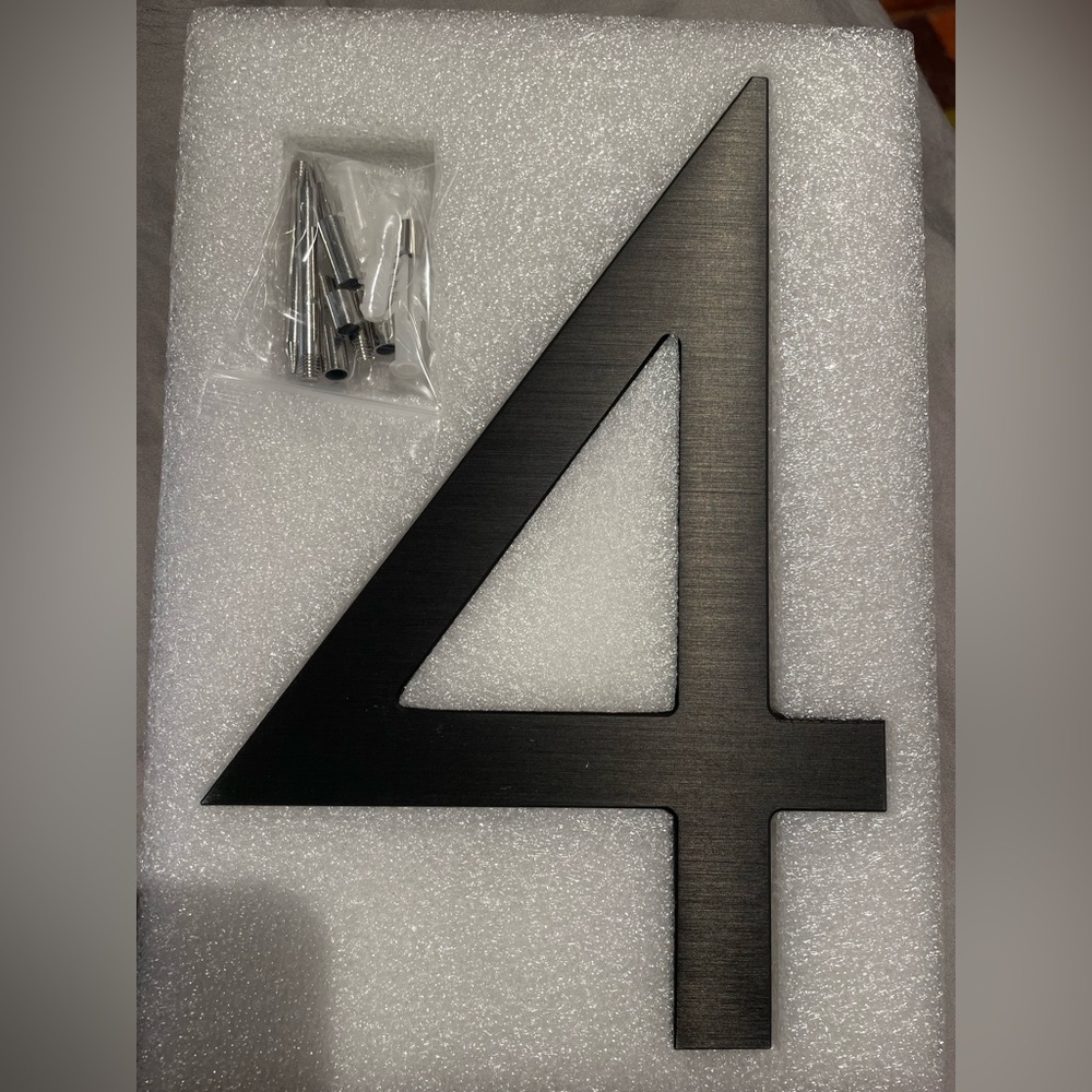 Modern House Numbers #4 - Picture 2 of 6